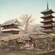 Photo of the Sensōji temple complex in Asakusa, Tokyo, 1880-1890